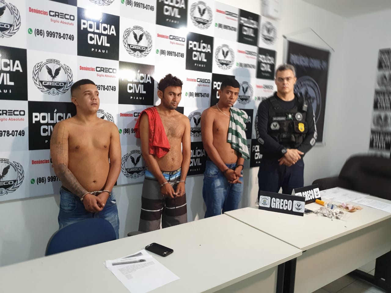 Presos durante operação do Greco no bairro Satélite